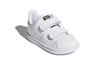 Adidas Originals STAN SMITH Abrasion Resistant Low top Toddler Shoes White Silver Infant And Toddler AQ6274