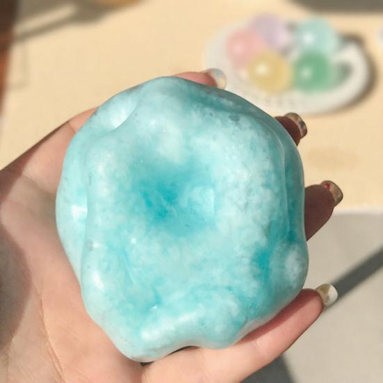 Slow-Rising Coconut Oil Squeeze Toy Moldable TPR Fidget with Realistic Texture Portable Stress Reliever for Kids Adults Decompression Gift