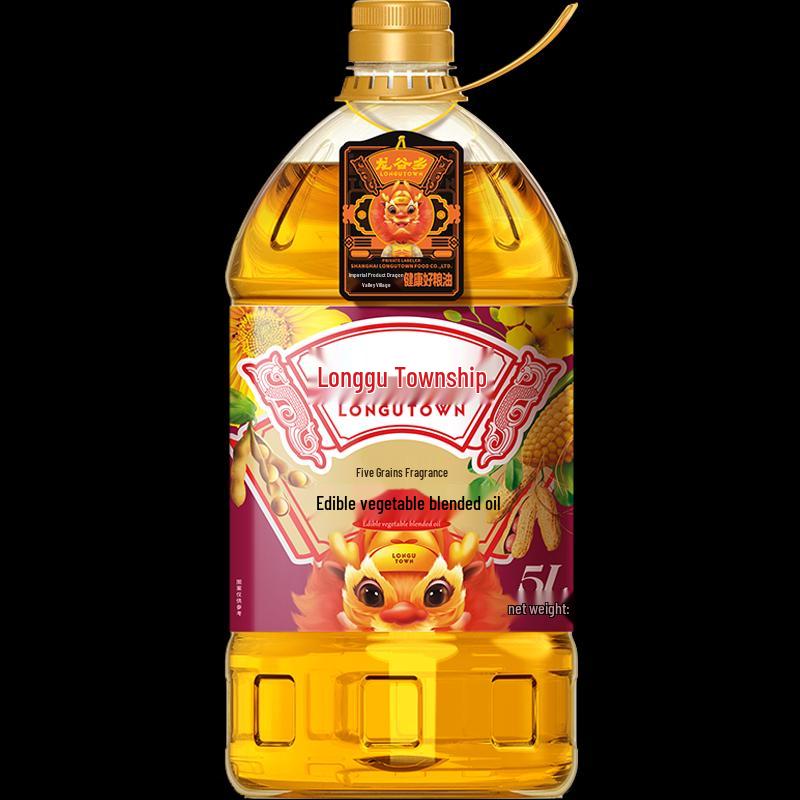 Longguxiang Five Grains Blended Cooking Oil 5L
