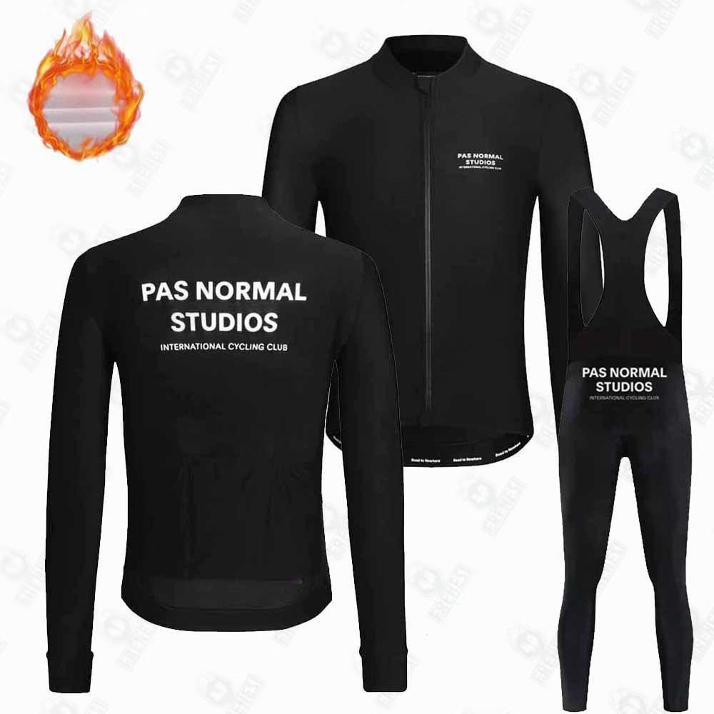 

Fleece Suit Winter Cycling Suit Long Sleeve Overalls Road Bike Mountain Bike Outdoor Clothing 2026 Winter Fleece Warm Cycling Suit XS