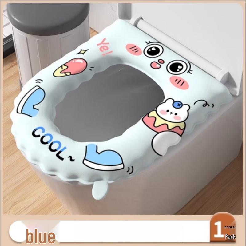 

Pulian Cartoon Strap-Style Toilet Seat Covers, 5-Pack