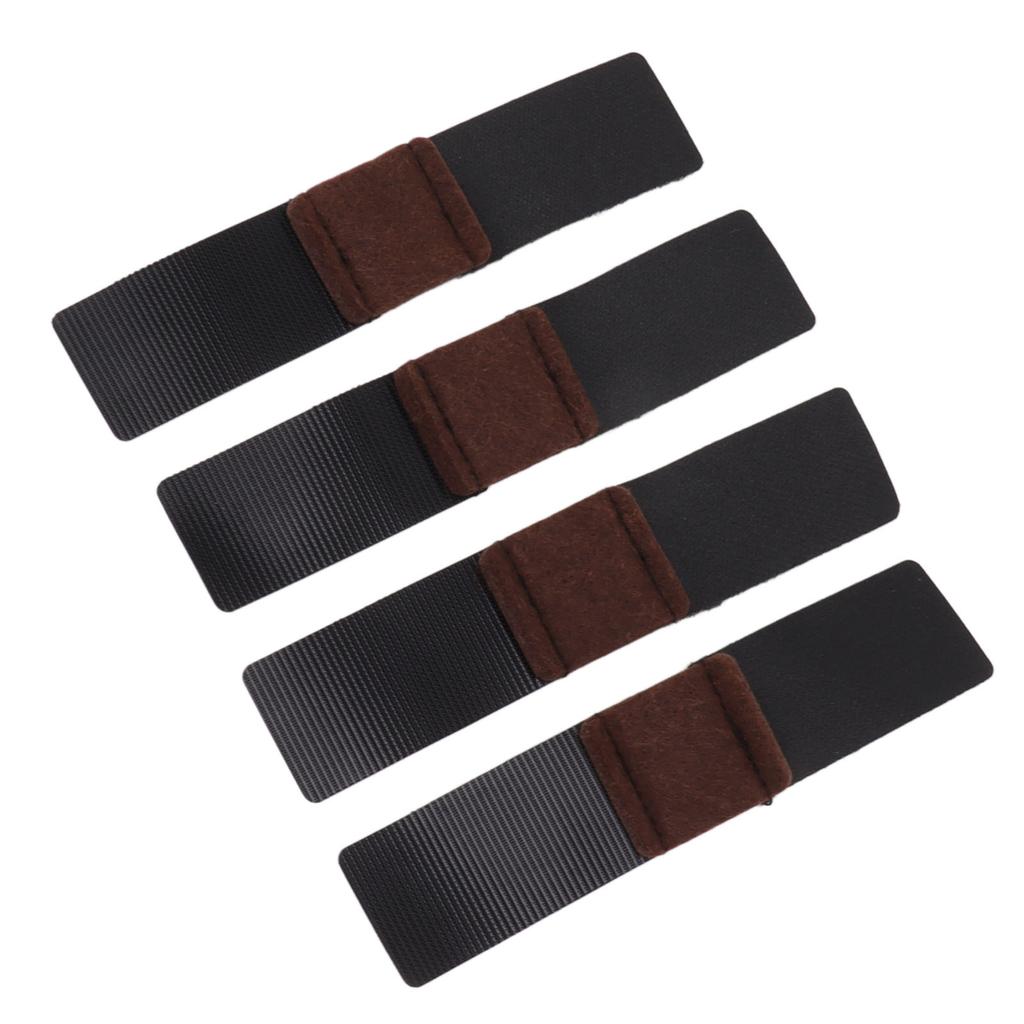 Arched Felt Furniture Pads with Hook Loop Fasteners Sled Base Floor Saver Arched Chair Felt Footpad