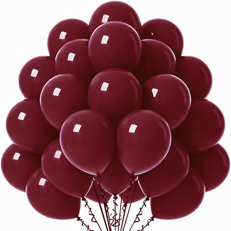 12-Inch 30-Piece Matte Macaron & Metallic Multicolor Balloon Set for Wedding Arch Decor