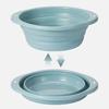 Bassins pliants en plastique Bassins à laver faciles à tenir Bacs à linge pliants Bassin de bain pour adulte et bébé Accessoires de salle de bain et de cuisine Bassin à laver