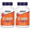 Now Foods C-500 with Rose Hips, 50 Tablets, Pack of 2
