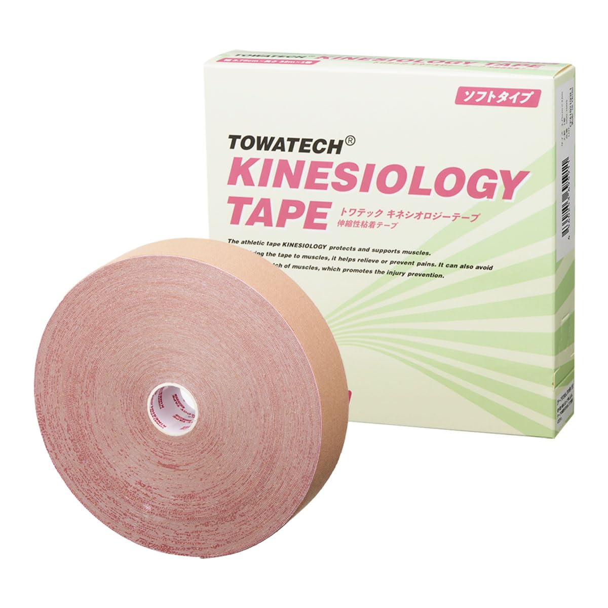 

Towatec Kinesiology Tape Soft Type x 32m 1 roll 3.75cm