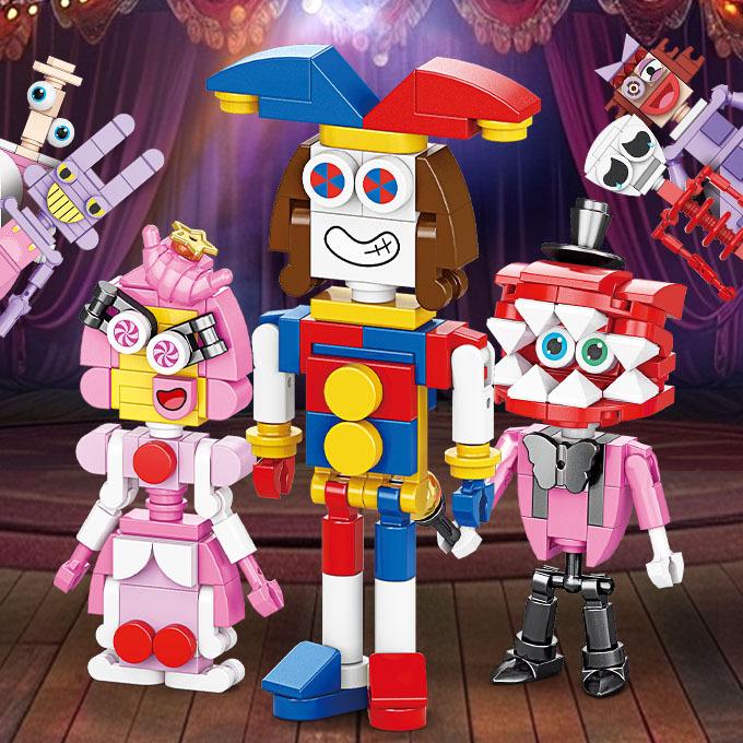 Magic Number Circus Figurine Candy Kingdom Pamney Doll Figure Building Block Toy Compatible Lego