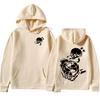 Forward Observations Group Hoodie Punk Skeleton Hoodies Gothic Clothes Men Women Fashion Graphic Loose Hooded Pullovers