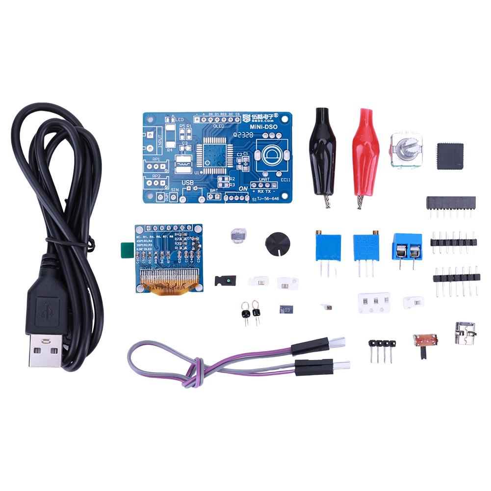 Mini DOS LCD Oscilloscope Kit STC8K8A Single Chip Microcomputer Electronic Welding Training Production of Loose Parts