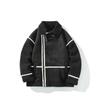Men's Lambswool Fur-Lined Color Block Winter Jacket, Trendy American Brand, Plus Size, Thickened Cotton for Teens