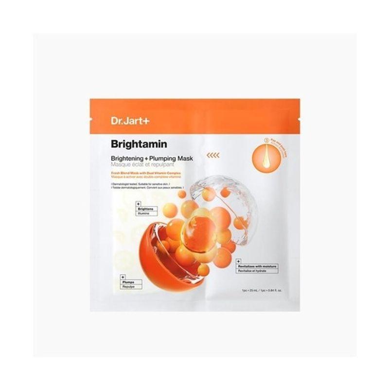 Dr.Jart+ Brightamine Осветляющая и наполняющая маска 1 шт. 001_Brightamine Brightening Plumping Mask 1 sheet