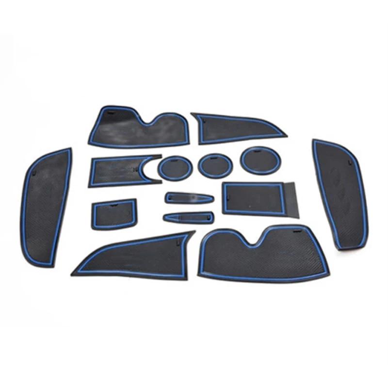 

Мой хороший автомобильный резиновый коврик для ворот, дверная накладка, нескользящие коврики, украшение для автомобиля, накладка для ворот для Citroen C3-XR, Стайлинг автомобиля 14 синий