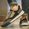 High Quality Men Outdoor Antiskid Sneakers 2025 New Casual Leather Running Board Shoes New Fashion Skateboarding Vulcanized Shoe