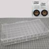 1/64 Model Car Wheel Storage Box Acrylic Display Case Organizer Clear for Boys Kids Adults