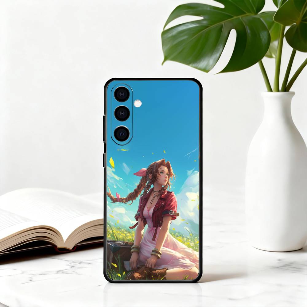 

Beauty G-Gainsborough A-Aerith Phone Case For Samsung Galaxy A73,A72,A71,A70,A53,A52,A51,Others Soft Black Cover Samsung a32 4g