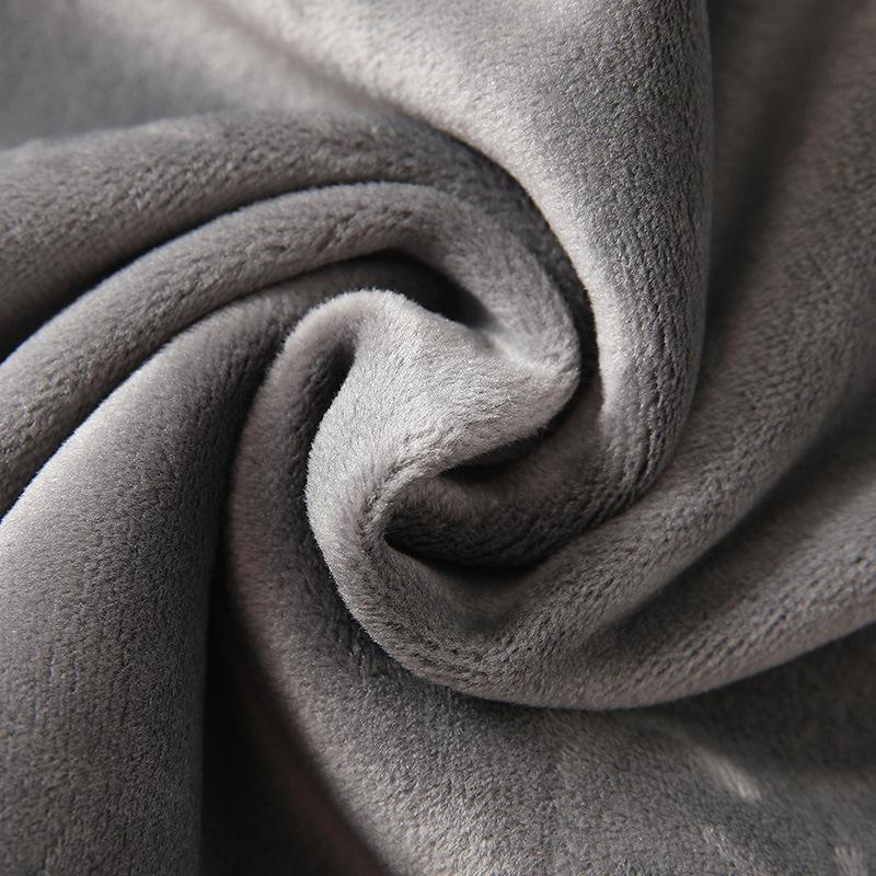 Men's Casual Trousers - Loose-Fit Cuffed Sweatpants Autumn/Winter Straight-Leg Fleece-Lined Men's Trousers Plus Size Sports Trousers for Men