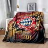 Bayern Munich Fan Artwork Customize Your Name Blanket Throw Customizable Blanket Ultra-Soft for Bedding Sofa Picnics Livingroom All-Season Use