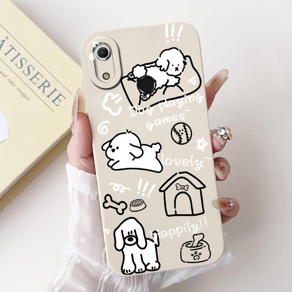 For Huawei Y6 Y6s Y6 Prime 2019 Case Stylish Painted Soft Silicone TPU Phone Back Cover For Honor 8A Prime Pro 2020 Funda Coque
