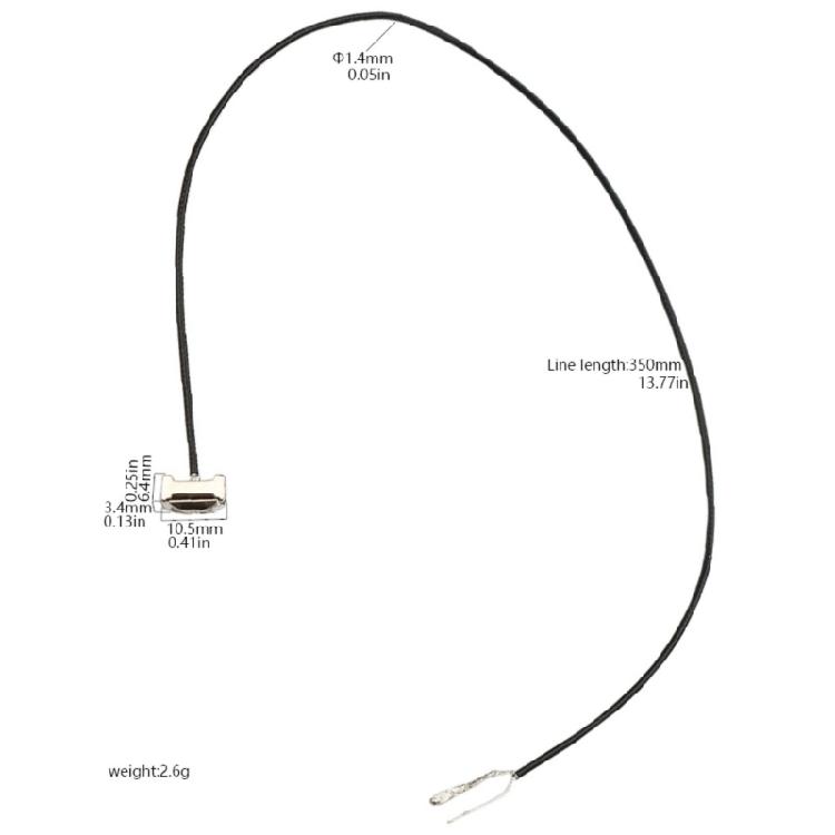 Saddles Bridge Soft Piezo Cable Acoustic Guitar Piezo Pickup Saddles Cable Under Saddles Pickup Tuner Cable Enduring