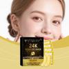 EELHOE 24k Gold Eye Mask - Moisturizing and Softening Eye Mask That Adheres To the Eye Area Skin