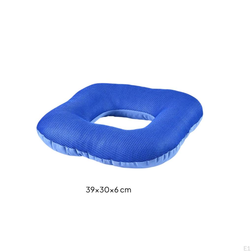 Hollow Seat Cushion PressureRelief with Mesh Cover Breathable for Office, Home