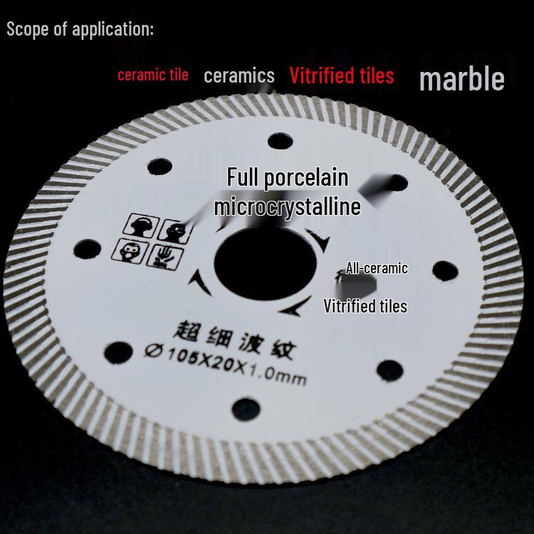 105mm Full Porcelain Floor Tile Diamond Saw Blade for Angle Grinder