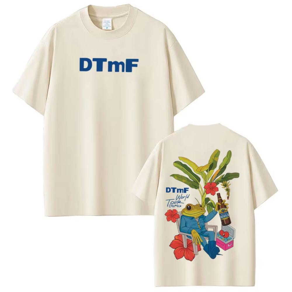 

Rapper Bad Bunny Debi Tirar Mas Fotos DTMF World Tour T Shirts Unisexs Women Vintage Summer Cotton Tshirts Hip Hop Loose Tshirts 3XL