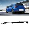 Gloss Black for 7.5R Factory Quad Exhaust Rear Diffuser Valance Fit for MK7.5 R GTD 2017 2020
