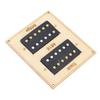 Humbucker Tonabnehmer Set für 6-Saitige E-Gitarre Double Coil Pickup Alnico 5 Magnet