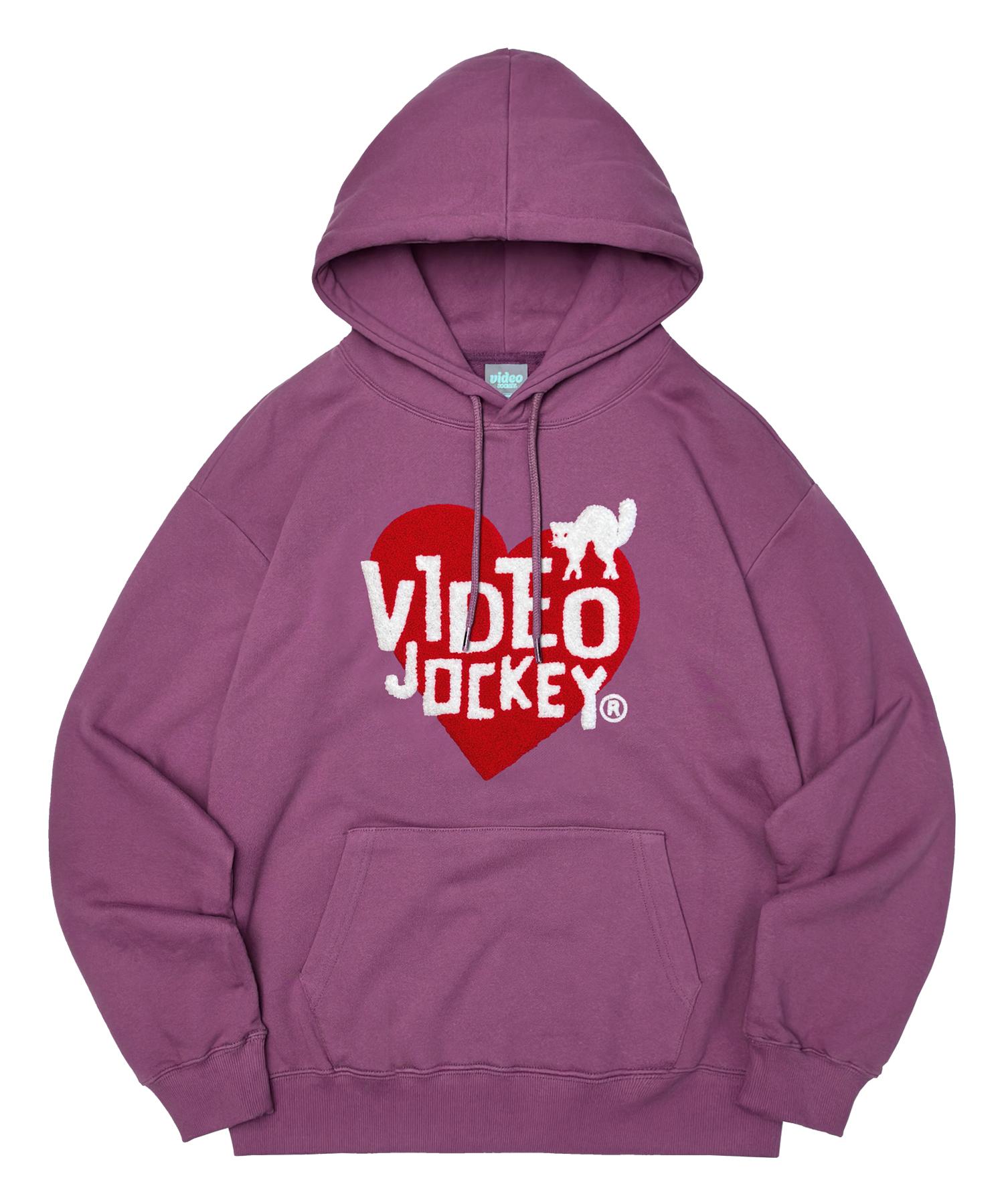 Video Jaki Cat S Heart Is Heart Hoodie [Violet] M