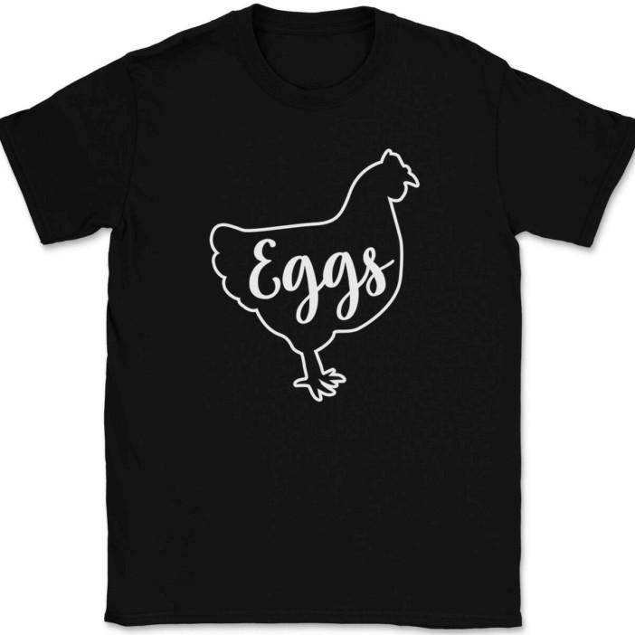 Chicken Eggs T-Shirt Funny Chicken Homestead Humor Tender Graphic Gift Tee