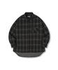 ZENDUST Billy Check Shirt Charcoal