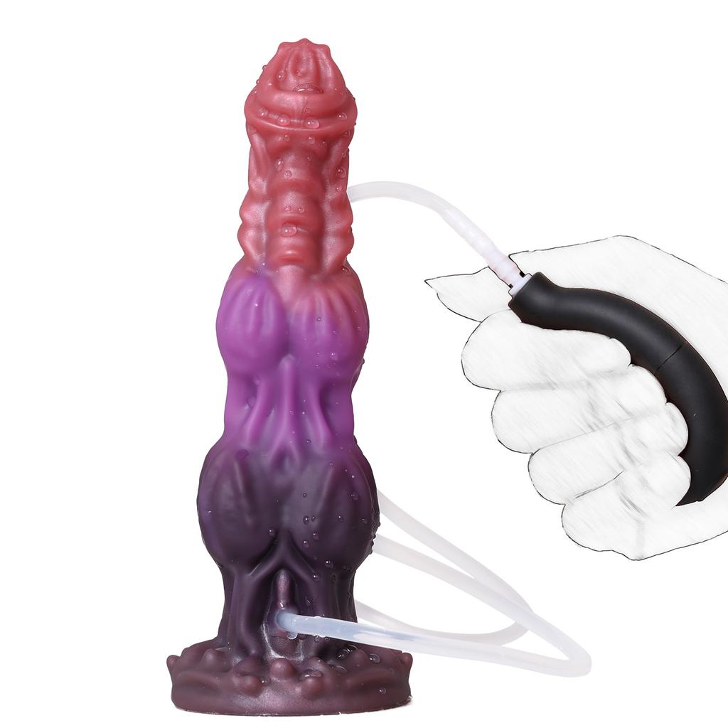 Alien Water Jet Male Silicone Adult Sex Toy Female Masturbator Female Manual Adult Toy