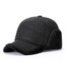 Fleece Lined Earflap Baseball Cap Thick Fleece Cap Thermal Hat Winter Trapper Hat  Daily Wear