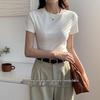 MJ STYLE Women's Crew Neck Slim Fit T-Shirt