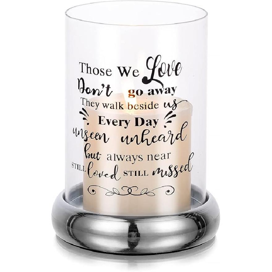 Memorial Lantern Sympathy Gift for Loss of Loved One - Memorial Gifts for Loss of Mother Mom Father Dad Husband Son Grandma Sister Brother Thoughtful 1
