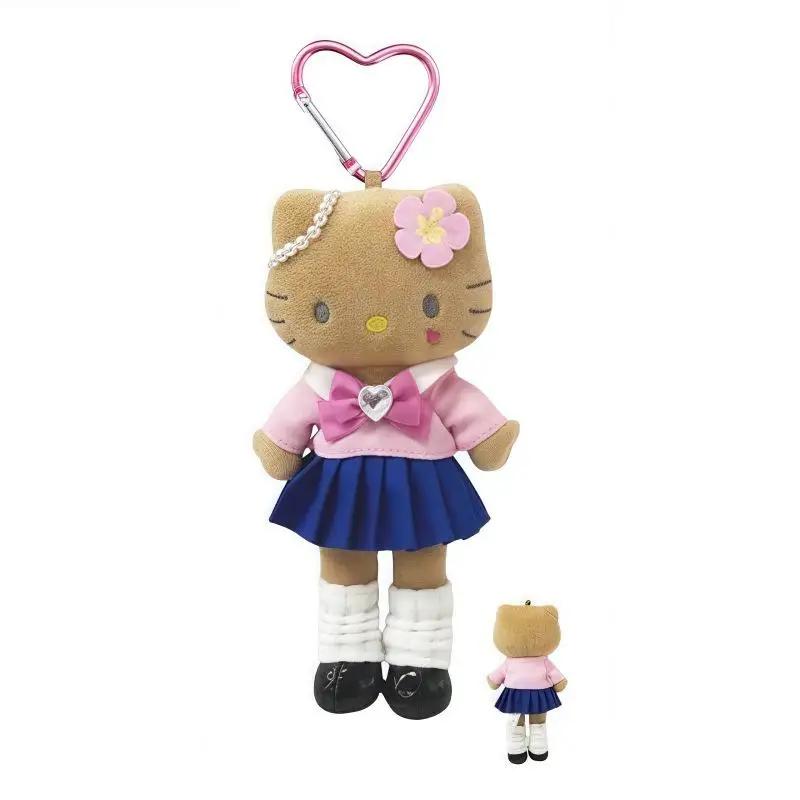 15cm Kawaii Sanrio Long Legs Plush Keychain Hello Kitty My Melody Bag Pendant Cartoon Doll Toy Gift