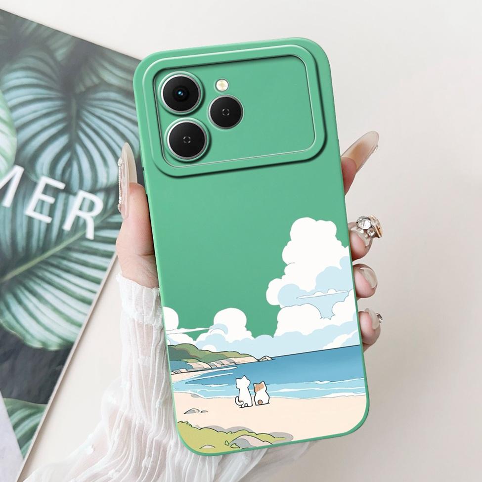 For Techno Spark 40 Case Cover Silicone Cute Cartoon Fashion Luxury Funny Cool Painted Phone Case For Tecno Spark 40 Back Cover