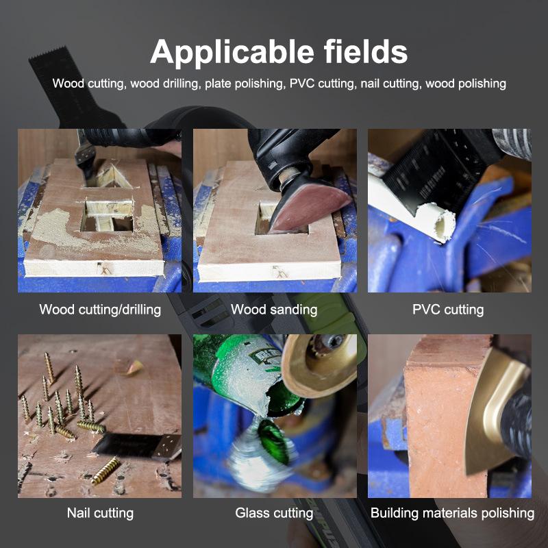 Blade Multi-Tool Saw Blade High Carbon Steel Oscillating Saw For Soft Metal Wood Plastic Cutting