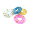 4 Pieces Bathing Toys Swimming Rings Inflatable Gift Doll House Props Miniatures for Children Boys