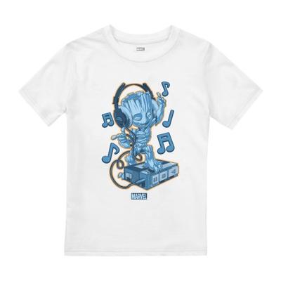 Childrens/Kids Baby Groot Headphones T-Shirt
