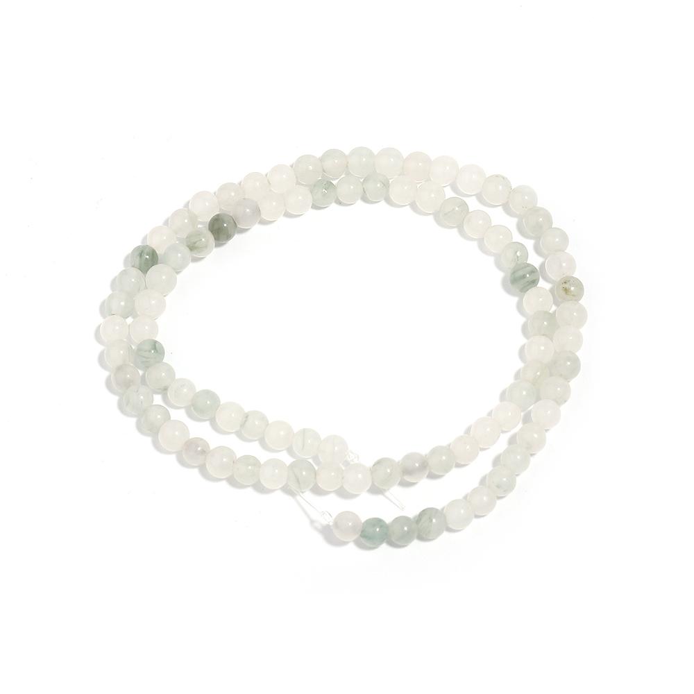 

1 Strand Natural Tianshan Jades Stone Beads Round Stone Loose Spacer Beads For DIY Jewelry Making Bracelets Necklace Accessories