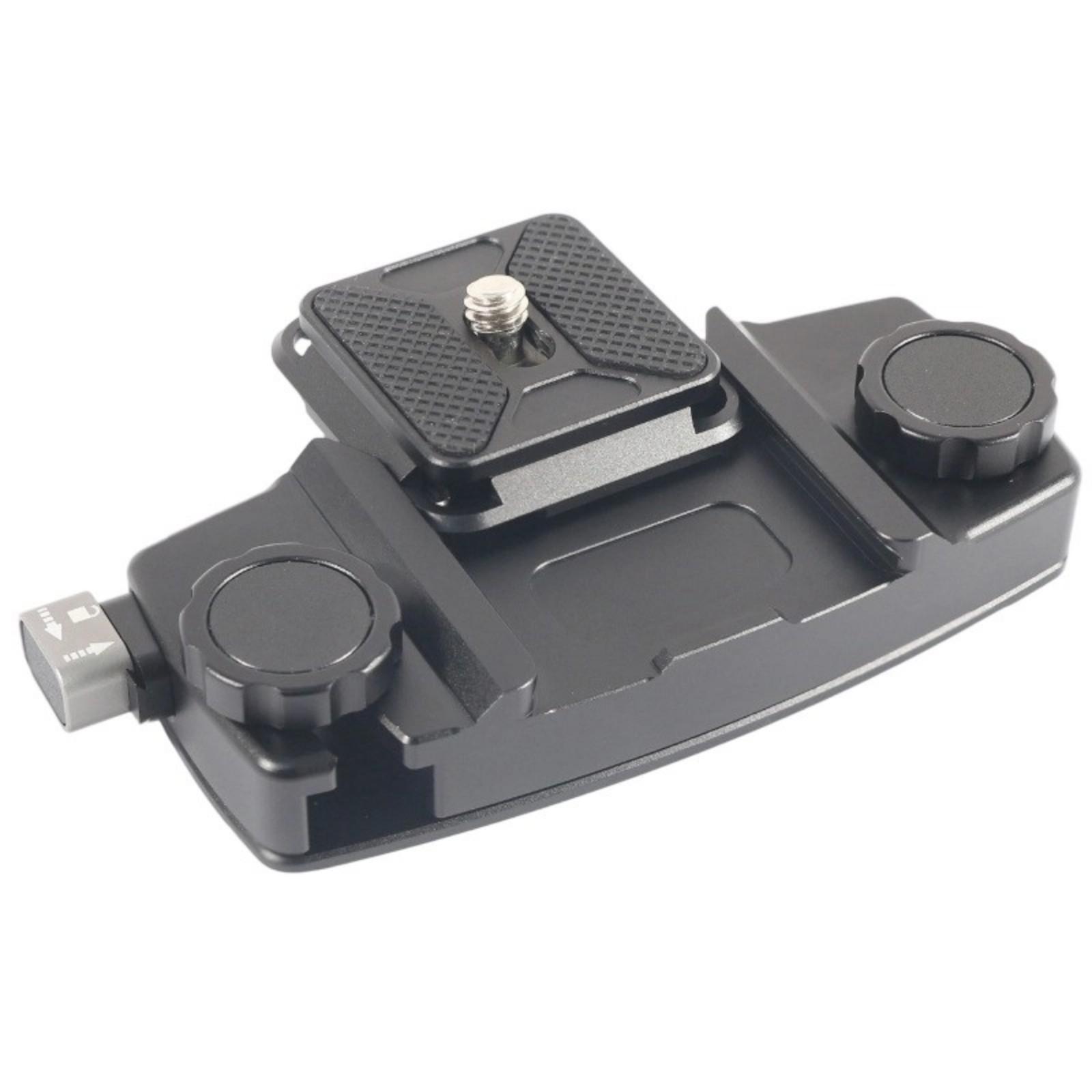 

Aluminum Camera Backpack Strap Mount with 1/4 Screw Quick Release Camera Mount for DSLR Camera Tripod Stabilizer 1