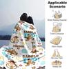 1Pc Cowboy Adventure Blanket Soft Throw Blanket For Home Bedroom Bed Sofa Travel Office Solid Christmas Blanket