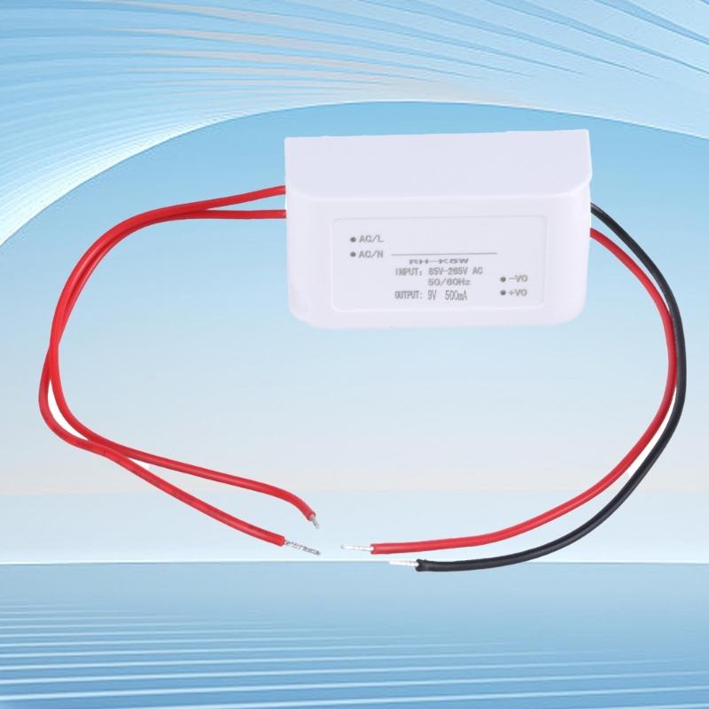 AC85V~265V to DC9V 500mA Power Adapter Efficient Voltage Regulator Module Converter for LED Light Router Camera
