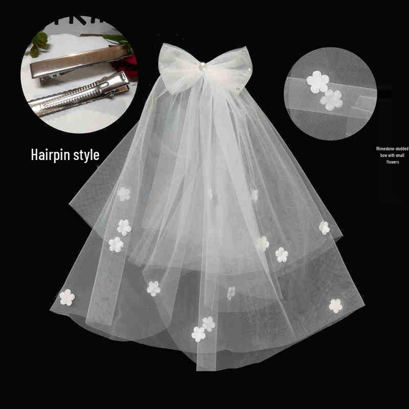 Glowing Veil Fairy Style Light-Up Photo Props for Kids' Travel Photography