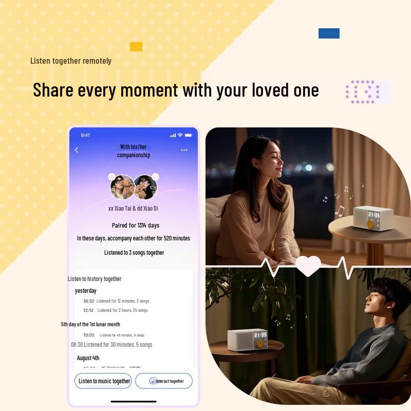 XiaoDu AI Smart Speaker FUN Moon Lamp Edition CN plug (adapter included)