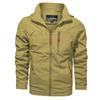 Step Into the New Spring and Autumn Large Size Jacket Men's Windproof and Waterproof Outdoor Hooded Jacket Men's Jacket