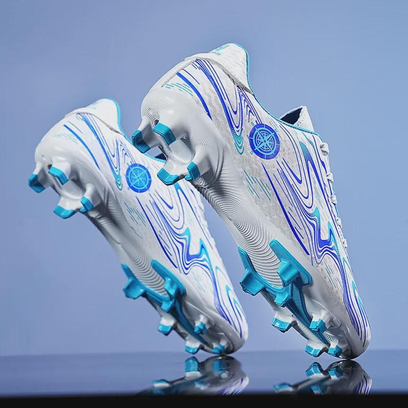 Youth Long-Spike Football Shoes for Boys and Girls, Suitable for Student Athletes In Training and Competitions.