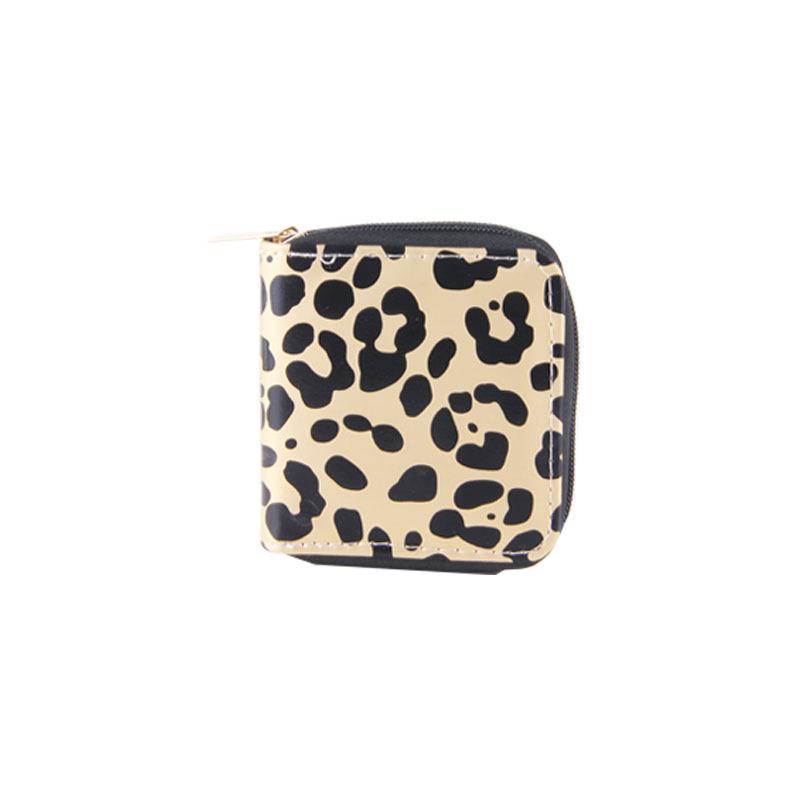 Kindergeldbörse Kuhmuster kurzer Reißverschluss kleine Geldbörse X Geldbörse Clutch Tasche